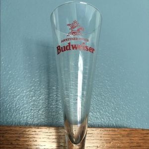 Vintage Stemmed Glass with Anheuser Busch & Eagle